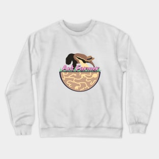 Cute Anteater Design - Annie the Ant Farmer Crewneck Sweatshirt